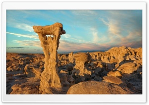 Alien Throne Rock Formations, Valley of Dreams, New Mexico Ultra HD Wallpaper for 4K UHD Widescreen desktop, tablet & smartphone