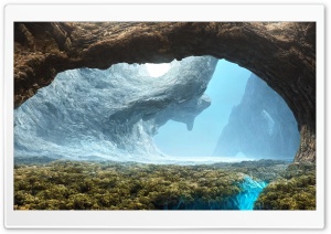Alien World with Underground Portal Ultra HD Wallpaper for 4K UHD Widescreen desktop, tablet & smartphone