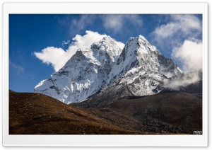 Ama Dablam, Mountain, Landscape, Himalayas, Snow Capped Peaks 4K UHD Wallpaper for Widescreen and UltraWide Desktop, UltraHD TV, Smartphone, Tablet