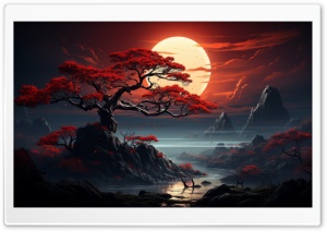 Amazing Asiatic Landscape Art Ultra HD Wallpaper for 4K UHD Widescreen desktop, tablet & smartphone