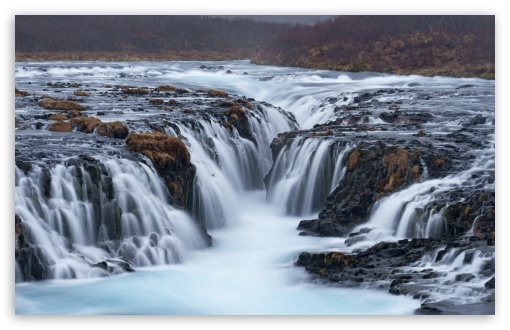 Amazing Bruarfoss Waterfall in Iceland UltraHD Wallpaper for UHD 16:9 ; HD 16:9 ; UltraWide 21:9 24:10 32:9 32:10 ; Widescreen 16:10 ; Tablet 1:1 ; Mobile 9:16 9:19.5 9:20 9:21 9:22 ; Dual 16:10 16:9 ; Triple 16:10 16:9 ;