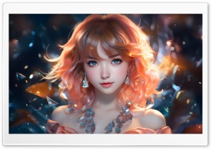 Amazing Girl Artwork Ultra HD Wallpaper for 4K UHD Widescreen desktop, tablet & smartphone