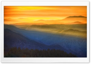 Amazing Sunset In Yosemite Ultra HD Wallpaper for 4K UHD Widescreen desktop, tablet & smartphone