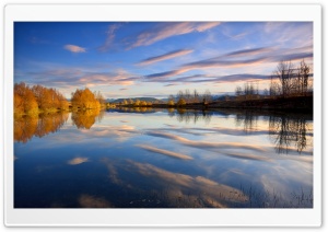 Amazing View Of Lake Autumn Ultra HD Wallpaper for 4K UHD Widescreen desktop, tablet & smartphone
