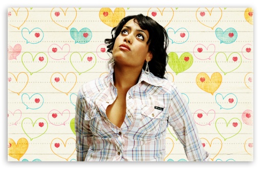 Amel Bent UltraHD Wallpaper for Widescreen 16:10 ;