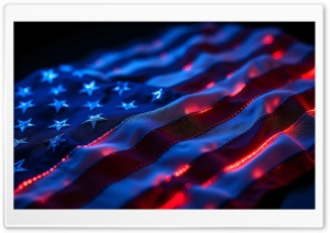 American Flag 4K UHD Wallpaper for Widescreen and UltraWide Desktop, UltraHD TV, Smartphone, Tablet