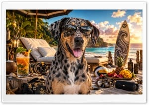 American Leopard Hound 4K UHD Wallpaper for Widescreen and UltraWide Desktop, UltraHD TV, Smartphone, Tablet