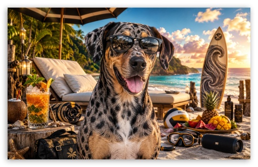 American Leopard Hound UltraHD Wallpaper for Widescreen 16:10 ;