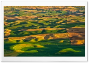 American Palouse Landscape from Steptoe Butte 4K UHD Wallpaper for Widescreen and UltraWide Desktop, UltraHD TV, Smartphone, Tablet