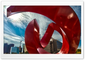 American Red Sculpture Ultra HD Wallpaper for 4K UHD Widescreen desktop, tablet & smartphone