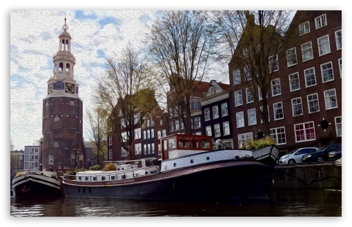 Amsterdam UltraHD Wallpaper for UltraWide 32:10 ; Widescreen 16:10 ; Dual 16:10 5:3 16:9 ;