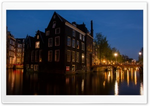 Amsterdam At Evening Ultra HD Wallpaper for 4K UHD Widescreen desktop, tablet & smartphone