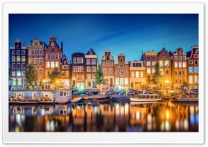 Amsterdam Lights Ultra HD Wallpaper for 4K UHD Widescreen desktop, tablet & smartphone