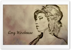 Amy Winehouse Ultra HD Wallpaper for 4K UHD Widescreen Desktop, Lockscreen, Screensaver, TV, Tablet, Smartphone