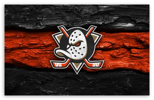 Anaheim Ducks Wooden Logo UltraHD Wallpaper for Widescreen 16:10 ;