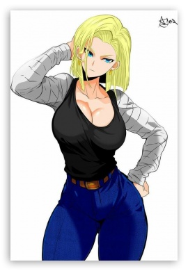 Android 18 UltraHD Wallpaper for Mobile 2:3 ;