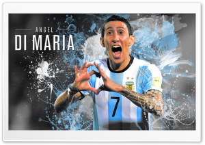 Angel Di Maria Argentina - 2016 Ultra HD Wallpaper for 4K UHD Widescreen desktop, tablet & smartphone