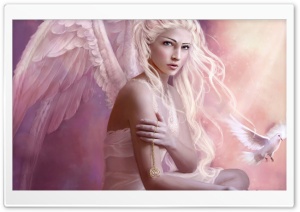 Angel Girl Ultra HD Wallpaper for 4K UHD Widescreen desktop, tablet & smartphone