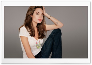 Angelina Jolie Beautiful Ultra HD Wallpaper for 4K UHD Widescreen desktop, tablet & smartphone