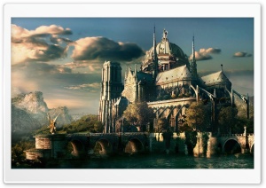 Angels Castle Ultra HD Wallpaper for 4K UHD Widescreen desktop, tablet & smartphone