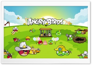 Angry Birds Best Party Ultra HD Wallpaper for 4K UHD Widescreen desktop, tablet & smartphone