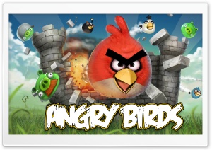 Angry Birds Game Ultra HD Wallpaper for 4K UHD Widescreen desktop, tablet & smartphone