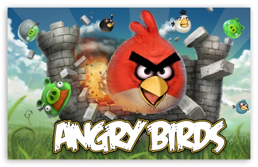 Angry Birds Game UltraHD Wallpaper for Wide 16:10 5:3 Widescreen WHXGA WQXGA WUXGA WXGA WGA ; 8K UHD TV 16:9 Ultra High Definition 2160p 1440p 1080p 900p 720p ; Mobile 5:3 16:9 - WGA 2160p 1440p 1080p 900p 720p ;