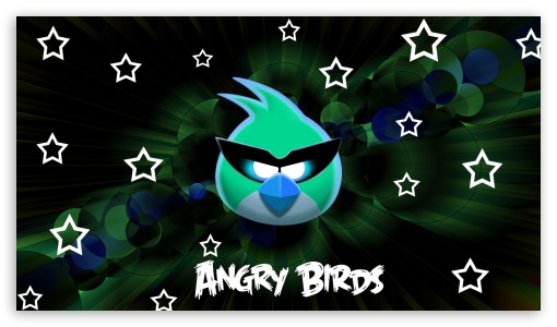 Angry Birds (Green Effect) UltraHD Wallpaper for 8K UHD TV 16:9 Ultra High Definition 2160p 1440p 1080p 900p 720p ; Mobile 16:9 - 2160p 1440p 1080p 900p 720p ;