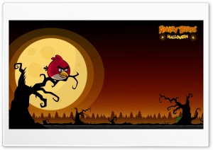 angry birds-halloween Ultra HD Wallpaper for 4K UHD Widescreen desktop, tablet & smartphone