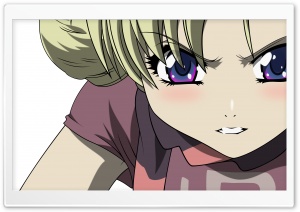 Angry Girl Anime Ultra HD Wallpaper for 4K UHD Widescreen desktop, tablet & smartphone