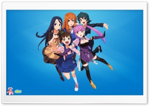 animated japanese girls 001 4K UHD Wallpaper for Widescreen and UltraWide Desktop, UltraHD TV, Smartphone, Tablet