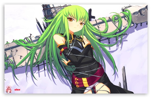 animated japanese girls 004 UltraHD Wallpaper for Widescreen 16:10 ;