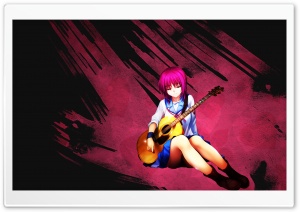Anime Acoustic Guitar Ultra HD Wallpaper for 4K UHD Widescreen desktop, tablet & smartphone