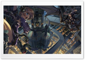 Anime Architecture Ultra HD Wallpaper for 4K UHD Widescreen desktop, tablet & smartphone