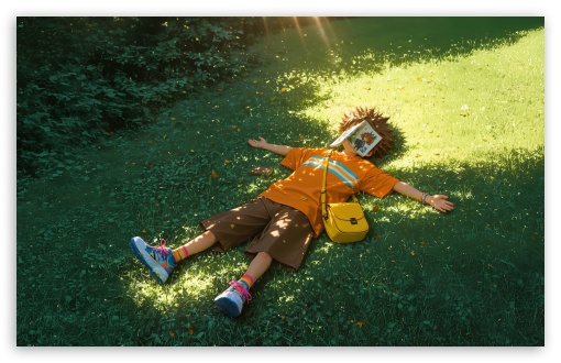 Anime Boy Sleeping Outdoors UltraHD Wallpaper for UHD 16:9 ; HD 16:9 ; UltraWide 21:9 24:10 ; Widescreen 16:10 5:3 ; Fullscreen 4:3 5:4 3:2 ; Tablet 1:1 ; Dual 4:3 5:4 3:2 ;