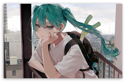 Anime Office Girl Ultra HD Desktop Background Wallpaper for 4K UHD TV :  Tablet : Smartphone