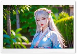 Anime Girl Art Ultra HD Wallpaper for 4K UHD Widescreen desktop, tablet & smartphone