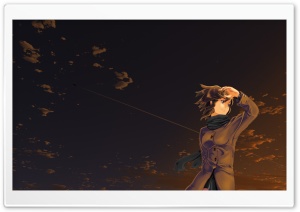 Anime Girl Evening Ultra HD Wallpaper for 4K UHD Widescreen desktop, tablet & smartphone