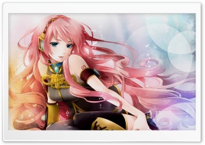 Anime Girl Listening To Music Ultra HD Wallpaper for 4K UHD Widescreen desktop, tablet & smartphone