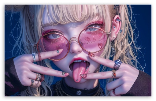 Anime Girl Sticking Tongue Out Digital Art UltraHD Wallpaper for UHD 16:9 2160p 1440p 1080p 900p 720p ; 8K UHD TV 16:9 Ultra High Definition 2160p 1440p 1080p 900p 720p ; UltraWide 21:9 24:10 ; Widescreen 16:10 5:3 WHXGA WQXGA WUXGA WXGA WGA ; Fullscreen 4:3 5:4 3:2 UXGA XGA SVGA QSXGA SXGA DVGA HVGA HQVGA ( Apple PowerBook G4 iPhone 4 3G 3GS iPod Touch ) ; Tablet 1:1 ;