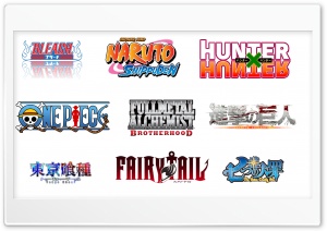 Anime LOGO BY WE LOVE ANIME 4K UHD Wallpaper for Widescreen and UltraWide Desktop, UltraHD TV, Smartphone, Tablet
