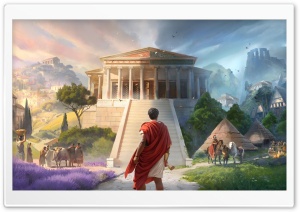 Anno 117 Pax Romana City building Strategy Game 4K UHD Wallpaper for Widescreen and UltraWide Desktop, UltraHD TV, Smartphone, Tablet