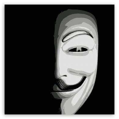 Anonymous UltraHD Wallpaper for Tablet 1:1 ;