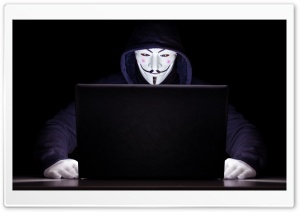 Anonymous Hacker, Computer Ultra HD Wallpaper for 4K UHD Widescreen desktop, tablet & smartphone