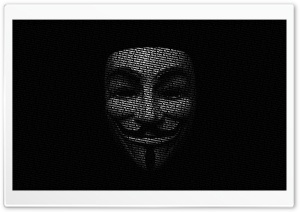 Anonymous Mask Ultra HD Wallpaper for 4K UHD Widescreen desktop, tablet & smartphone