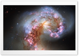 Antennae Galaxies Ultra HD Wallpaper for 4K UHD Widescreen desktop, tablet & smartphone