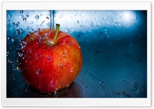 Apple And Water Ultra HD Wallpaper for 4K UHD Widescreen desktop, tablet & smartphone