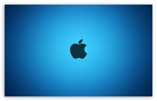 Apple Blue Logo Ultra HD Desktop Background Wallpaper for 4K UHD TV ...