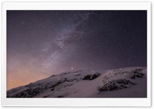 Apple iOS Mountains and Galaxy Ultra HD Wallpaper for 4K UHD Widescreen desktop, tablet & smartphone