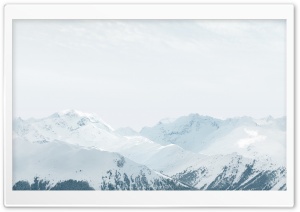 Apple iOS Snow Mountains Ultra HD Wallpaper for 4K UHD Widescreen desktop, tablet & smartphone
